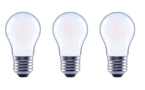 Photo 1 of 40-Watt Equivalent A15 Dimmable ENERGY STAR Frosted Glass Deco Filament LED Vintage Edison Light Bulb DAYLIGHT(3-Pack)
(2 BOXES, 6 LIGHT BULBS) 