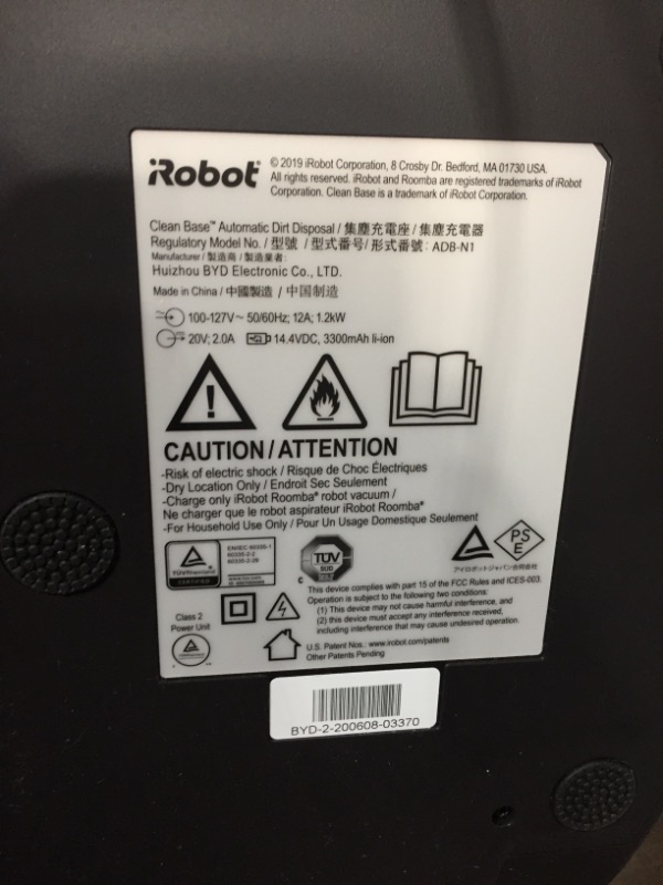 Photo 7 of iRobot Roomba s9+ (9550) Robot Vacuum with Automatic Dirt Disposal-Empties Itself for up to 60 Days, Wi-Fi Connected, Smart Mapping, Powerful Suction, Corners & Edges, Ideal for Pet Hair, Black
