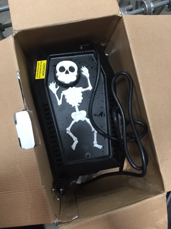 Photo 2 of ***PARTS ONLY*** 4.8 in. 400-Watt Coffin Skeleton Fog Machine