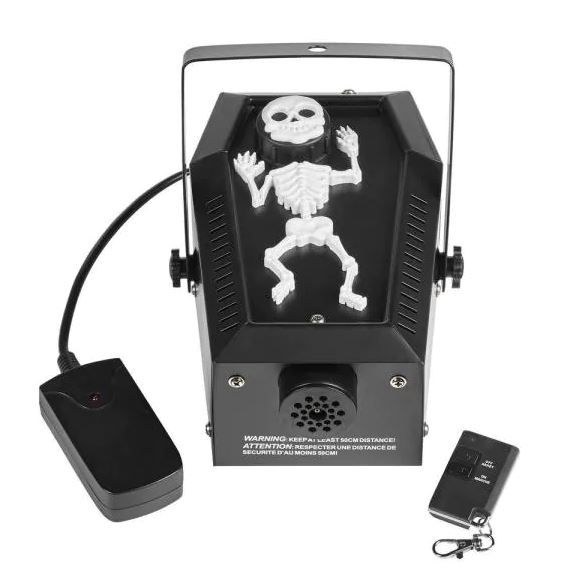 Photo 1 of ***PARTS ONLY*** 4.8 in. 400-Watt Coffin Skeleton Fog Machine