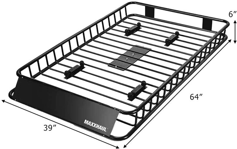 Photo 1 of *MISSING hardware*
MAXXHAUL 50506 64" x 39" x 6" Heavy-Duty Universal Steel Roof Rack
