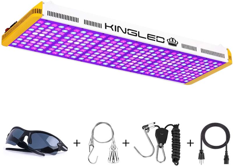 Photo 1 of *SEE last picture for damage* 
KingLED Reflector Series 3000W LED Grow Light Full Spectrum for Indoor Plants Veg and Flower
