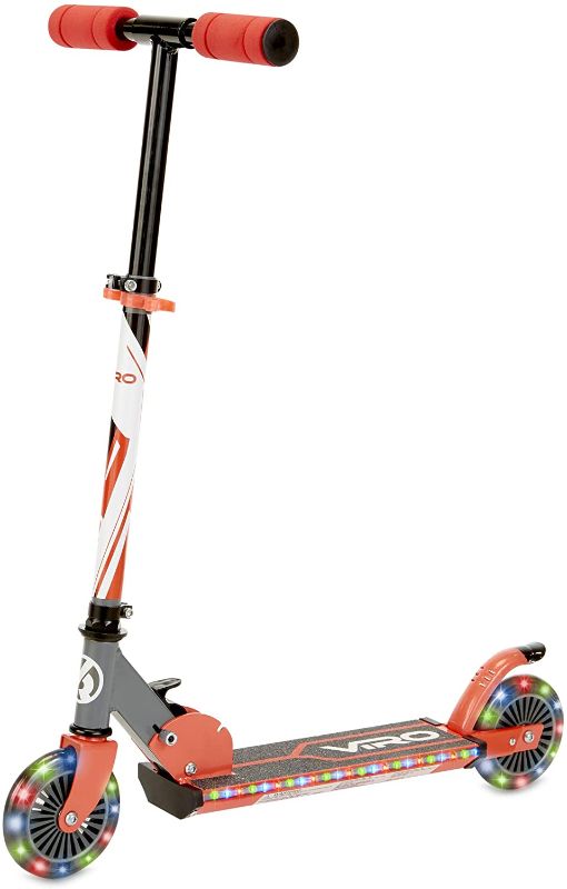 Photo 1 of *USED*
VIRO Rides VR 200 Glow-Rider Kick Scooter with Over 50 LED Lights Built Into The Deck, Multicolor
