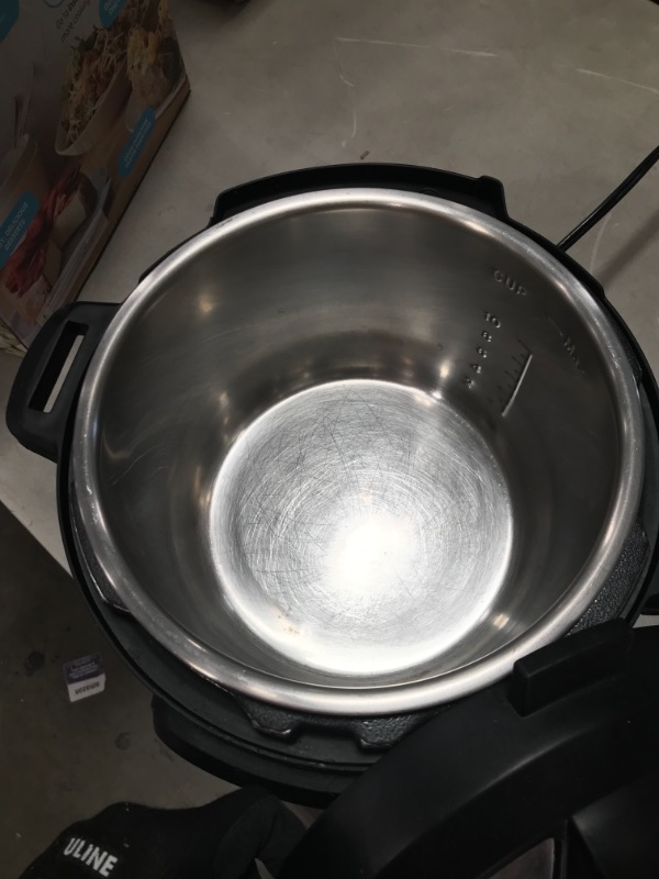 Photo 3 of *USED*
Instant Pot Duo 7-in-1 Electric Pressure Cooker, Slow Cooker, Rice Cooker, Steamer, Sauté, Yogurt Maker, Warmer & Sterilizer, 6 Quart, Stainless Steel/Black
