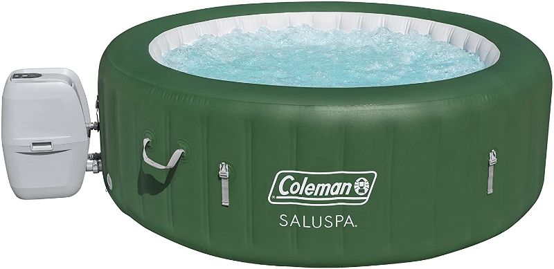 Photo 1 of *USED*
*UNKNOWN what/ if anything is missing* 
Coleman SaluSpa 4-6 Person Inflatable Portable Massage Hot Tub Spa