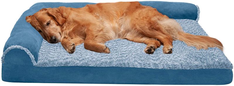 Photo 1 of *USED*
Furhaven Orthopedic CertiPUR-US Certified Foam Pet Beds for Small, Medium, and Large Dogs and Cats - 44x35x4 Inch, L Chaise Bed (Egg Crate Orthopedic Foam)
