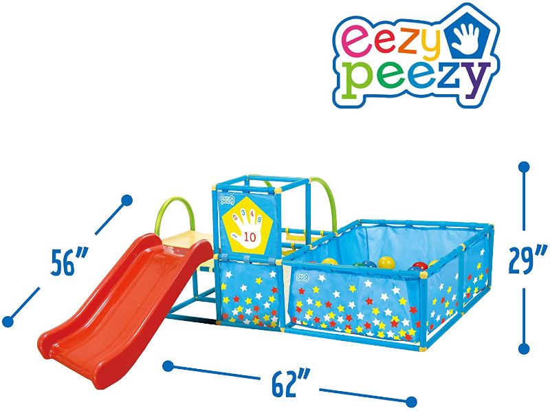 Photo 1 of Eezy Peezy Active Play 3 in 1 Jungle Gym PlaySet – Includes Slide