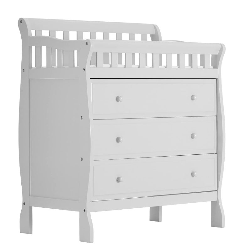 Photo 1 of Dream On Me Marcus Changing Table and Dresser, White Small (Pack of 1)
