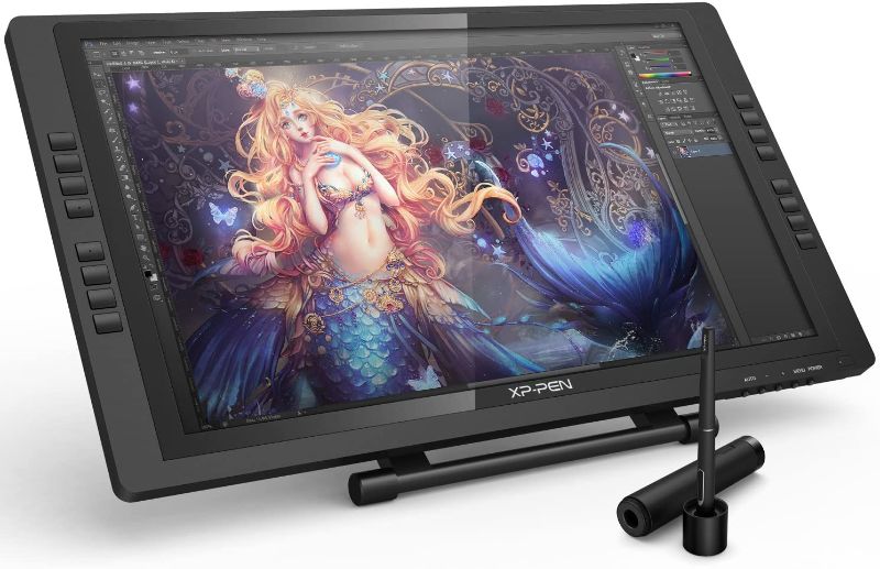 Photo 1 of XP-PEN Artist22E Pro Drawing Pen Display Graphic Monitor IPS Monitor 8192 Level Pen Pressure Drawing Pen Tablet Dual Monitor with 16 Express Keys and Adjustable Stand 21.5 Inch
