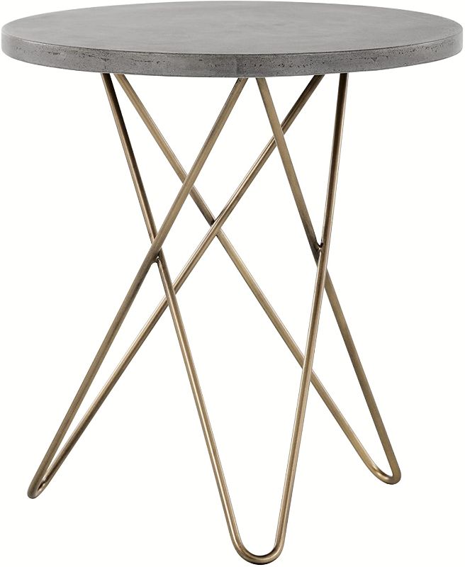 Photo 1 of *SEE last picture for damage* 
Sunpan Modern Wesley End Table, ?21.5 x 21.5 x 23.5 inches

