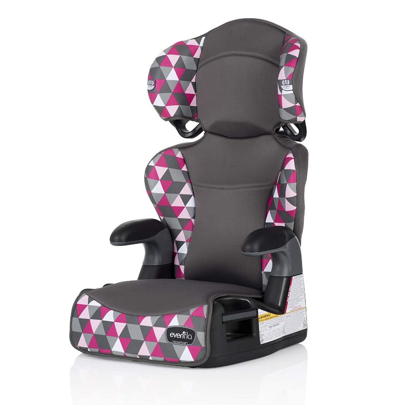 Photo 1 of *USED*
Evenflo Big Kid Highback 2-in-1 Belt-Positioning Booster Car Seat, Bristol Pink
