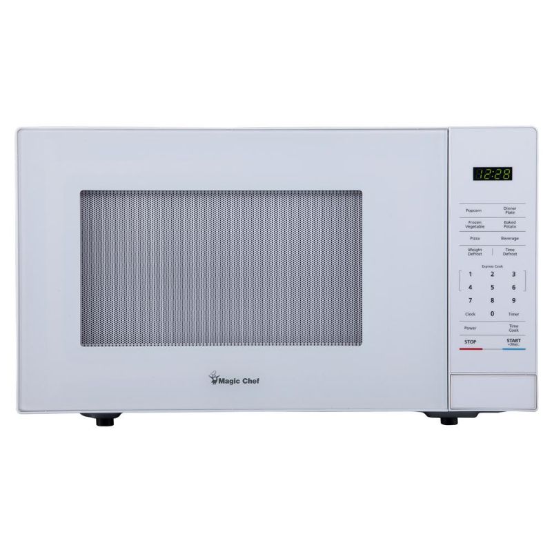 Photo 1 of *selling FOR PARTS, NO returns* 
Magic Chef 1.1 Cu. Ft. Countertop Microwave in White
