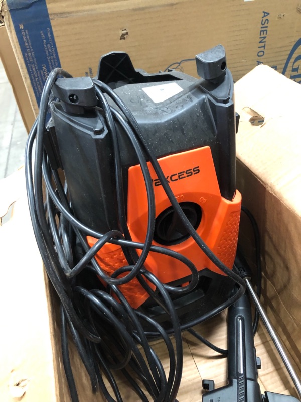 Photo 2 of *USED*
PAXCESS Electric Pressure Washer 2150 PSI 1.85 GPM High Pressure Power Washer Machine with All-in-One Nozzle, Hose Reel, Detergent Tank Best for Cleaning Homes/Buildings/Cars, Decks, Driveways, Patios
