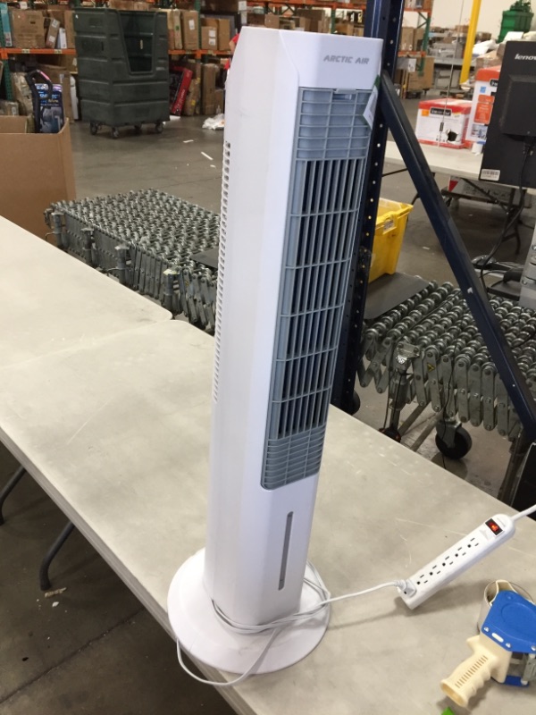 Photo 2 of *USED*
ARCTIC AIR Oscillating Tower 305 CFM 3 speed Portable Evaporative Cooler for 100 sqft.