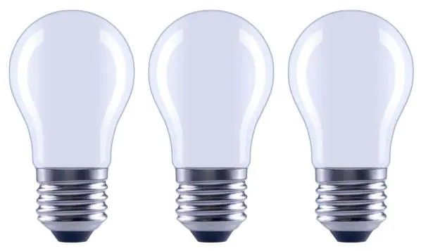 Photo 1 of 100-Watt Equivalent A15 Dimmable Appliance Fan Frosted Glass Filament LED Vintage Edison Light Bulb Bright White(3-Pack)
2 BOX BUNDLE
