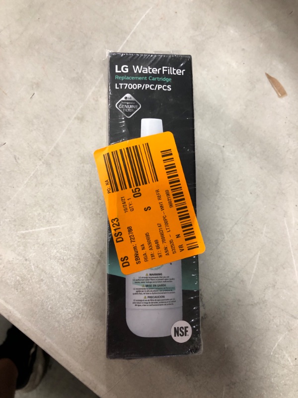 Photo 1 of LG Filters LG Original OEM Refrigerator Water Filter Part ADQ36006101 6 Month / 200 Gallon Capacity