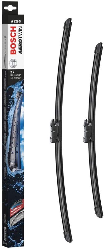 Photo 1 of 
Bosch Aerotwin 3397118929 Original Equipment Replacement Wiper Blade - 24"/19" (Set of 2) Pinch Tab
Color:Aerotwin
Size:3397118929
Style:Pack of 2
