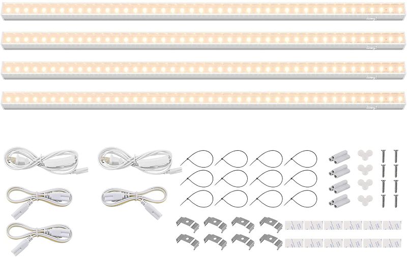 Photo 1 of Barrina LED Grow Light 4FT, Full Spectrum,T5 80W (4 x 20W, 500W Equivalent), LED Grow Light Bulbs, Grow Lights Strip for Indoor Plants, Greenhouse, Plug and...
Color:4ft-yellow-4pack