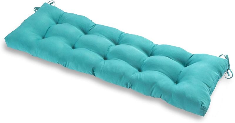 Photo 1 of 
Greendale Home Fashions Outdoor 51-inch Bench Cushion, Teal
Color:Teal
