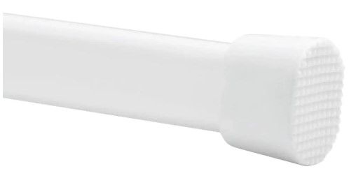 Photo 1 of 28 in. - 48 in. Tension Curtain Rod in White
by
Unbranded
AND BLACK CURTAIN ROD
