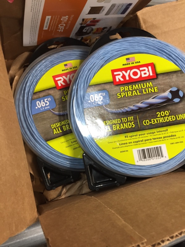 Photo 2 of RYOBI 0.065 in. x 200 ft. Heavy-Duty Spiral Corded and Cordless Trimmer Line