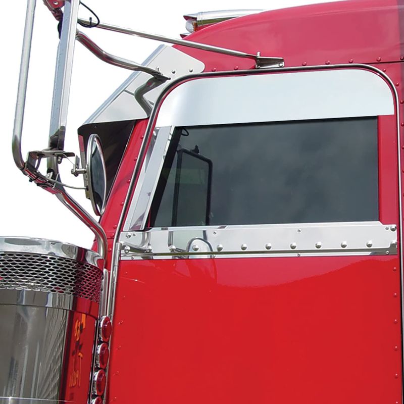 Photo 1 of 
RoadWorks Stainless Steel 6” Chop Tops Peterbilt Legacy Style Cab, 2005-2020, Polished Finish
Size:6"