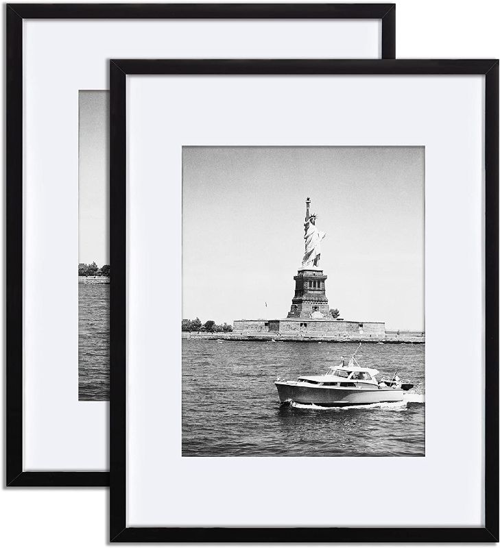 Photo 1 of 
ENJOYBASICS 16x20 Picture Frame Black Poster Frame,Display Pictures 11x14 with Mat or 16x20 Without Mat,Wall Gallery Photo Frames,2 Pack
Color:Black
Size:16x20