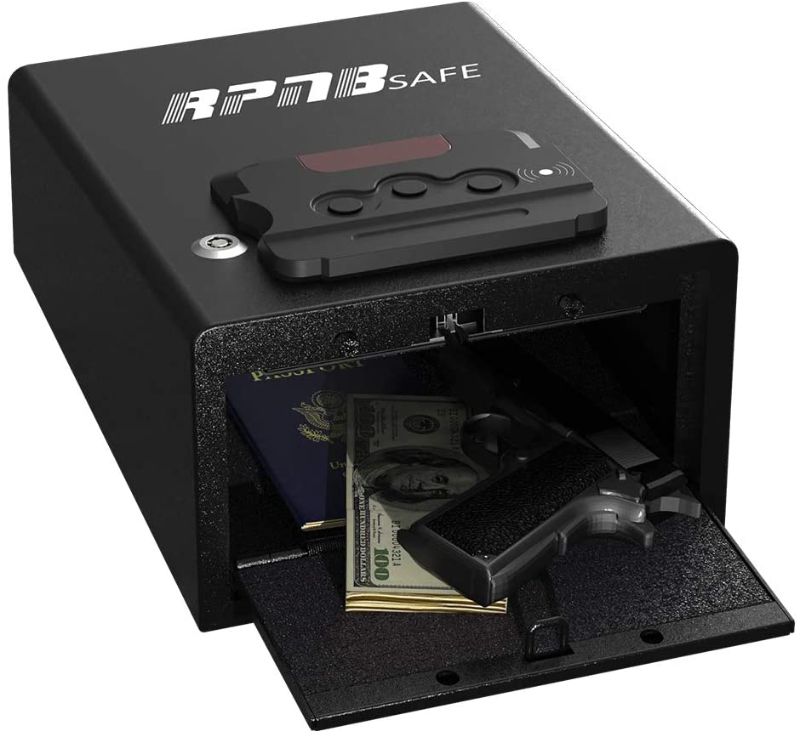 Photo 1 of 
RPNB Gun Safes for Pistols,Quick-Access Handgun Safe, Safety Device with RFID Instant Access or Biometric Fingerprint, Pistol Safe for Securely Storing...
Style:RP160 RFID Lock