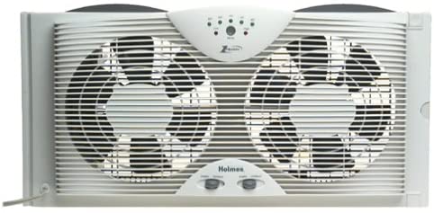 Photo 1 of 
Holmes Dual 8" Blade Twin Window Fan with LED One Touch Thermostat Control
Style:Easy One Touch Thermostat
Pattern Name:Fan