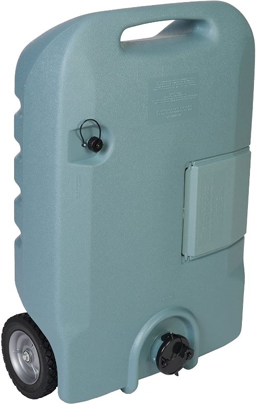 Photo 1 of Tote-N-Stor 25608 Portable Waste Transport - 25 Gallon Capacity , Gray
