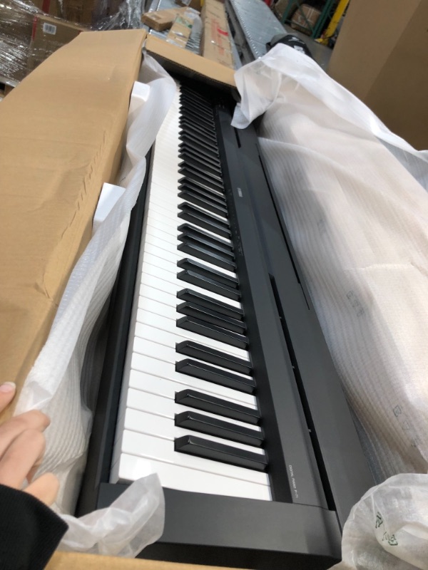 Photo 1 of Yamaha P71 88-Key Weighted Action Digital Piano with Sustain Pedal and Power Supply