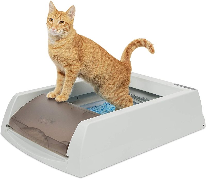 Photo 1 of ScoopFree Original Automatic Self-Cleaning Cat Litter Box, Taupe