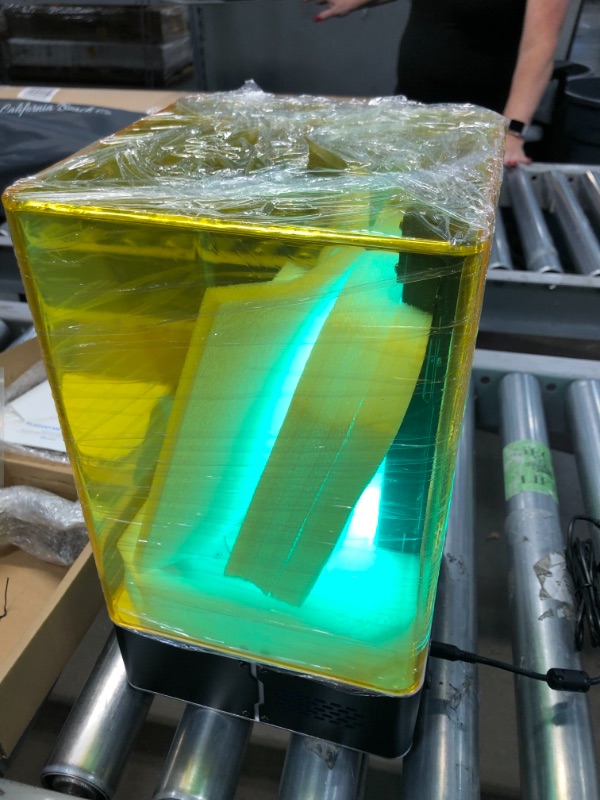 Photo 3 of ELEGOO Mercury Plus 2 in 1 Washing and Curing Machine for Mars Photon S Photon Mono LCD SLA DLP 3D Printed Models Resin UV Curing Box with Rotary Curing Turntable and Washing Bucket
