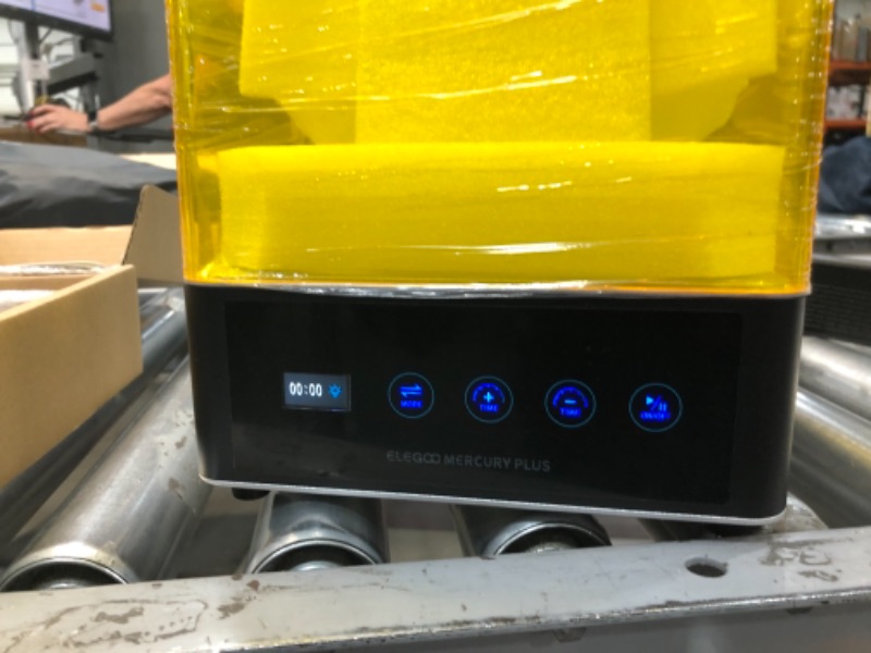 Photo 1 of ELEGOO Mercury Plus 2 in 1 Washing and Curing Machine for Mars Photon S Photon Mono LCD SLA DLP 3D Printed Models Resin UV Curing Box with Rotary Curing Turntable and Washing Bucket
