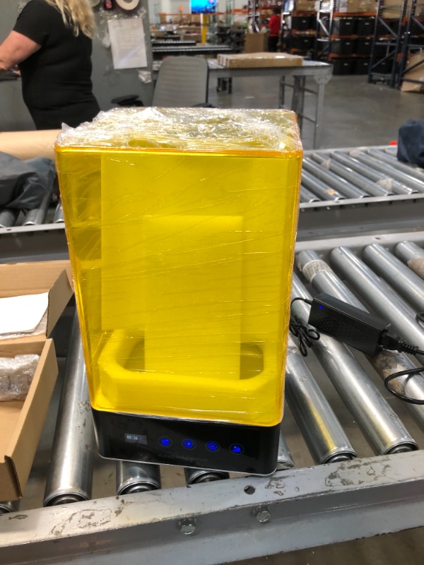 Photo 2 of ELEGOO Mercury Plus 2 in 1 Washing and Curing Machine for Mars Photon S Photon Mono LCD SLA DLP 3D Printed Models Resin UV Curing Box with Rotary Curing Turntable and Washing Bucket
