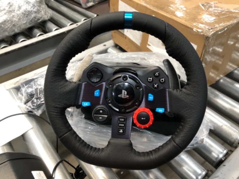 Photo 5 of Logitech G Dual-Motor Feedback Driving Force G29 Gaming Racing Wheel with Responsive Pedals for PlayStation 5, PlayStation 4 and PlayStation 3 - Black
