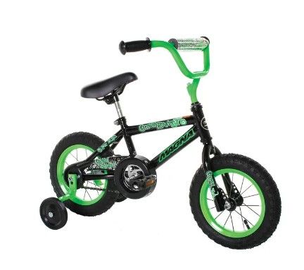 Photo 1 of Dynacraft Children's Deluxe Magna Gravel Blaster Beginner Street Bike with Removable Training Wheels, 12-Inch