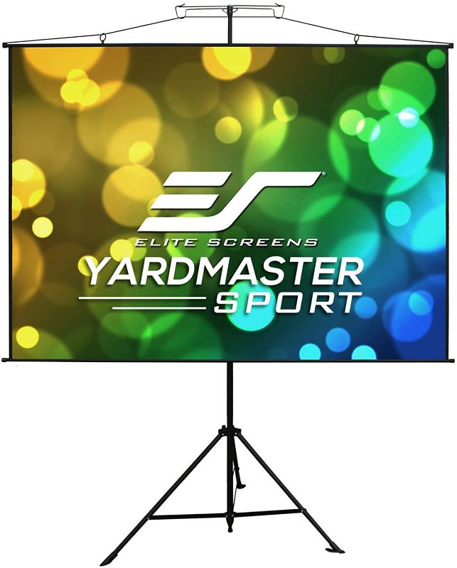 Photo 1 of Elite Screens Yard Master Sport, 110 inch 4:3 2-in-1, Portable Outdoor Indoor Projector Screen Front Projection Carrying Bag, Movie Home Theater 8K 4K Ultra HD Ready, US Based Company
