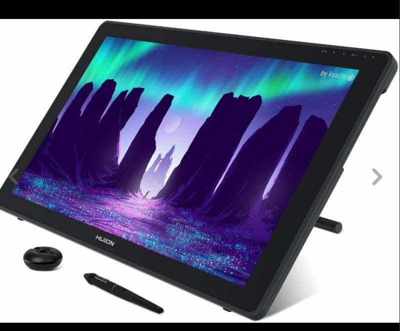 Photo 1 of Huion KAMVAS 22 Graphics Drawing Tablet with Screen OTG Certified Refurbished
