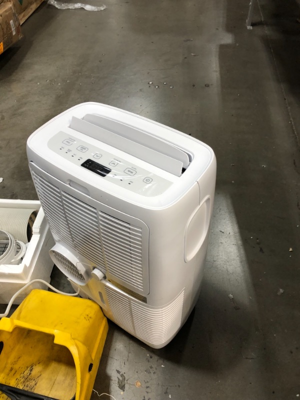 Photo 2 of 6,000 BTU (DOE) 115-Volt Portable Air Conditioner with Dehumidifier Function and LCD Remote in White