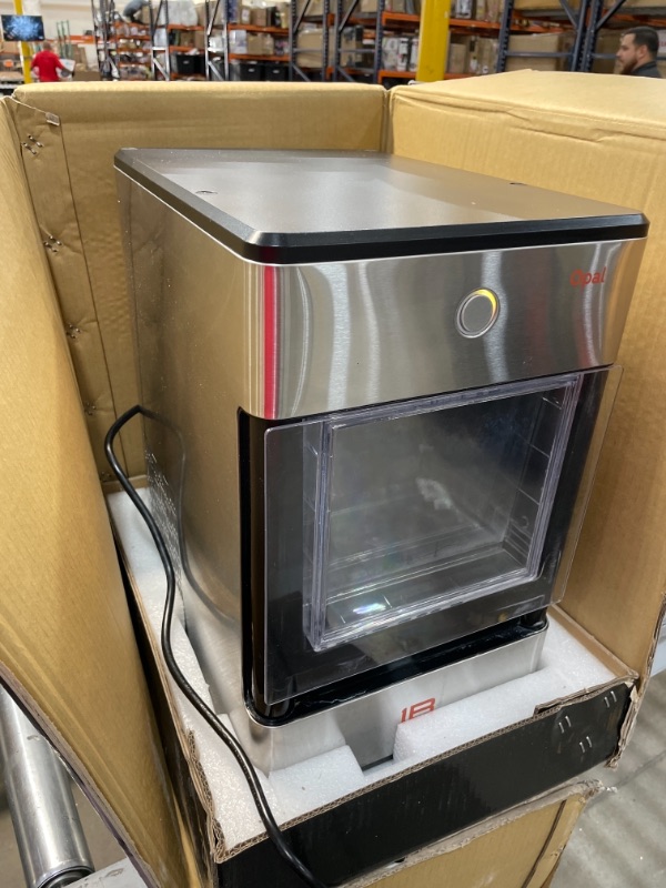 Photo 3 of ***NOT FUNCTIONAL***Stainless Countertop Ice Maker***PARTS ONLY***


