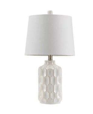 Photo 1 of 22" Contour Table Lamp Ivory
