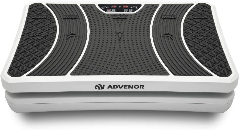 Photo 1 of ADVENOR Vibration Plate Exercise Machine 3D Whole Body Workout Fitness Platform with Loop Bands Silent Motor Speed Control 1-99 Level for Home Fitness & Weight Loss
