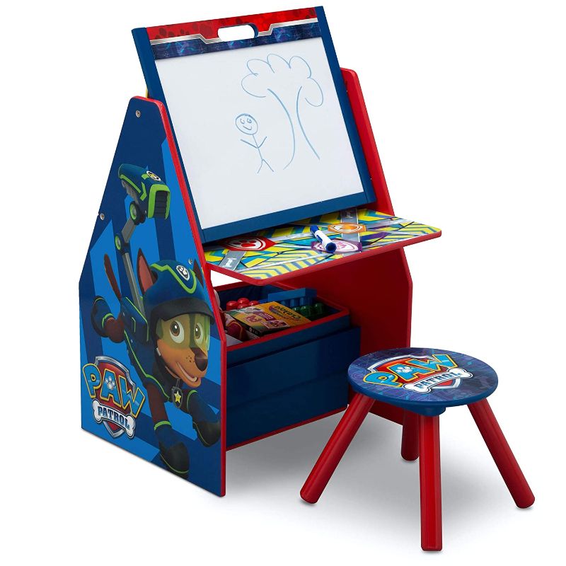 Photo 1 of Delta Children Kids Easel and Play Station – Ideal for Arts & Crafts, Drawing, Homeschooling and More, Nick Jr. PAW Patrol
