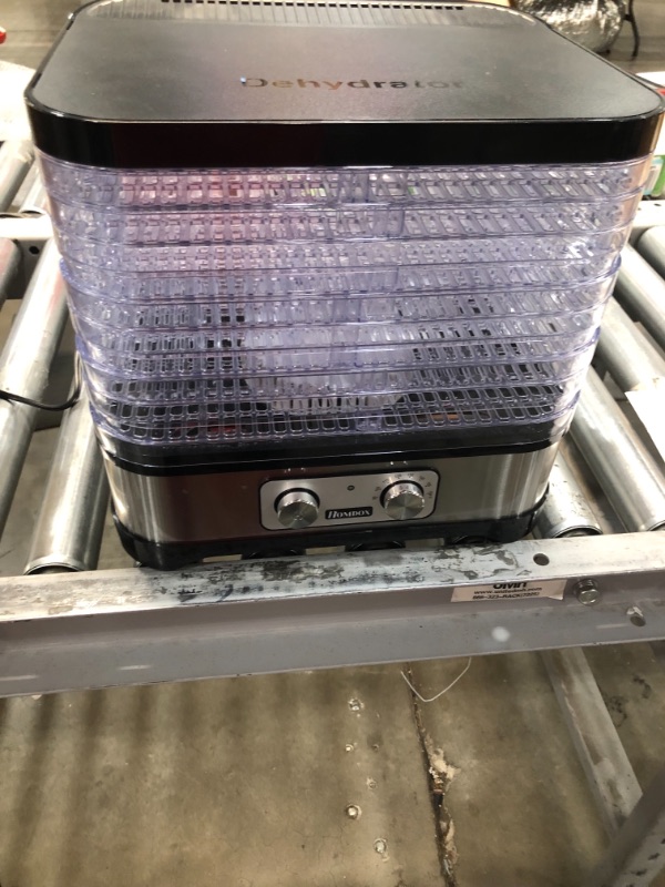Photo 1 of Homdox Food Dehydrator Silver Machine Professional Electric 5-Layers Food Preserver for Meat or Beef Fruit Vegetable Dryer