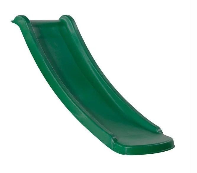 Photo 1 of 0.6m High Children's Playground Garden Slide In Green For Mounting Onto A Platform By KBT