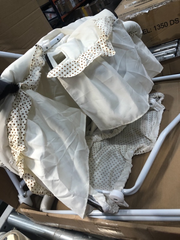 Photo 1 of Dream On Me Lacy Portable 2-in-1 Bassinet, Cream
Minor cut damage 
