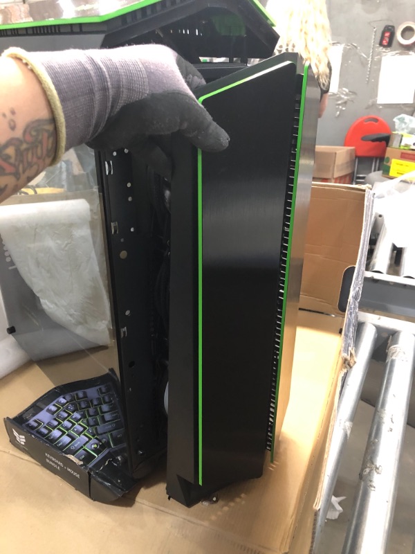 Photo 7 of CUK Mantis Custom Gamer PC (AMD Ryzen 7 with Radeon Graphics, 32GB 3200MHz DDR4 RAM, 512GB NVMe SSD + 2TB HDD, 500W PSU, AC WiFi, Windows 10 Home) Tower Gaming Desktop Computer
**FRONT FACE AND TOP ARE NOT ATTACHED**