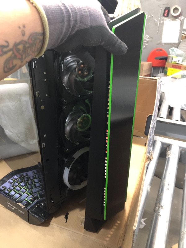 Photo 11 of CUK Mantis Custom Gamer PC (AMD Ryzen 7 with Radeon Graphics, 32GB 3200MHz DDR4 RAM, 512GB NVMe SSD + 2TB HDD, 500W PSU, AC WiFi, Windows 10 Home) Tower Gaming Desktop Computer
**FRONT FACE AND TOP ARE NOT ATTACHED**