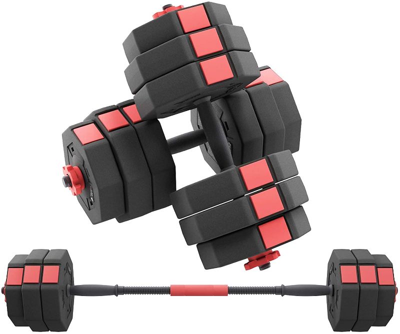 Photo 1 of  Adjustable Dumbbells pair, Octagonal designed, Anti rolling Fitness Dumbbells 